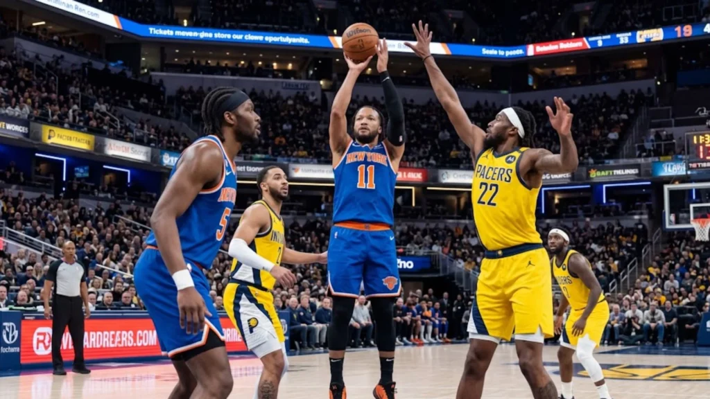 Knicks vs Pacers Match Player Stats