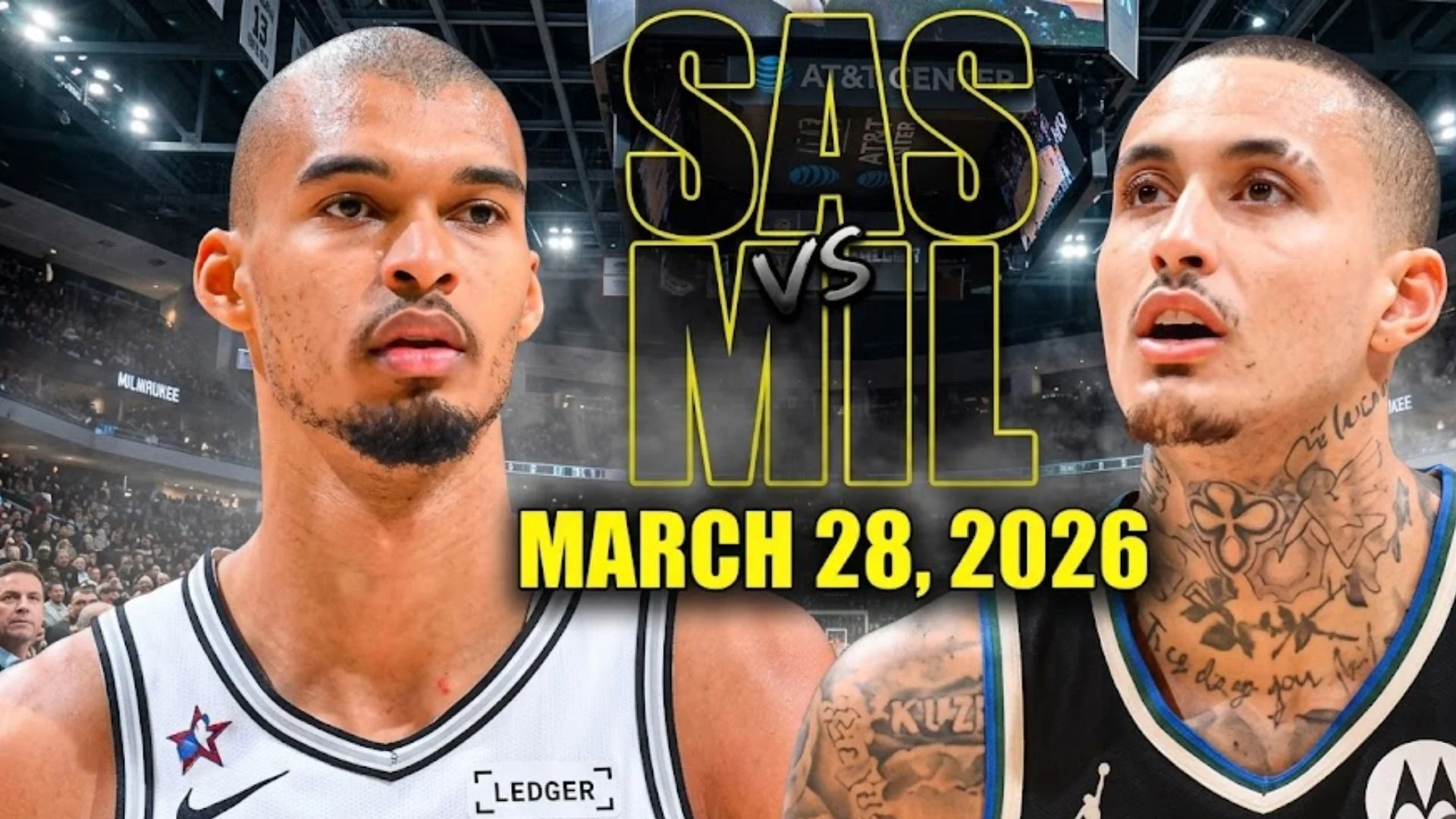 Spurs vs Bucks Match Stats