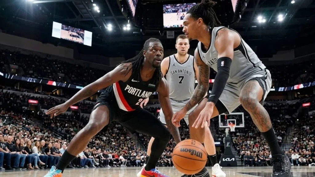 Spurs vs Trail Blazers Match Stats