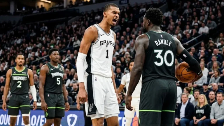 timberwolves vs spurs match stats