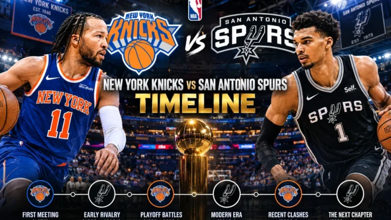 Jalen Brunson and the New York Knicks celebrate after defeating the San Antonio Spurs 4-1 in the 2026 NBA Finals to win their first championship since 1973