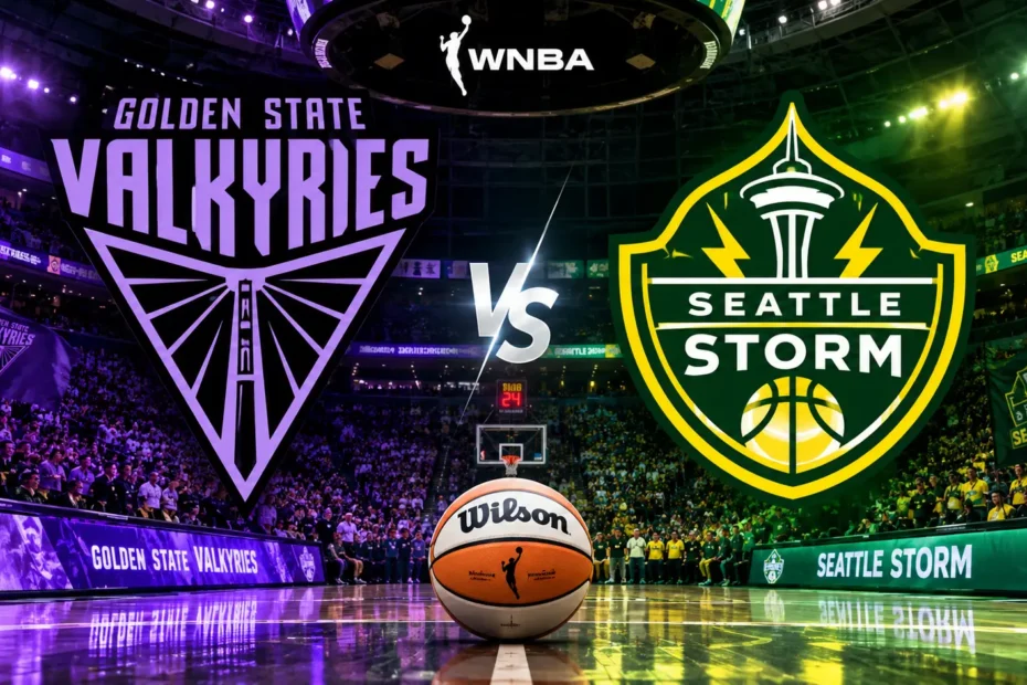 Valkyries vs Storm final score: Golden State celebrates 70-57 win over Seattle at Chase Center, Sept. 19, 2026.